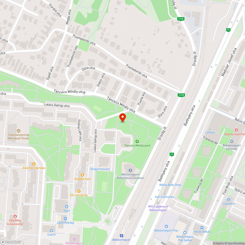 Lerakott szemét bejelentés helye