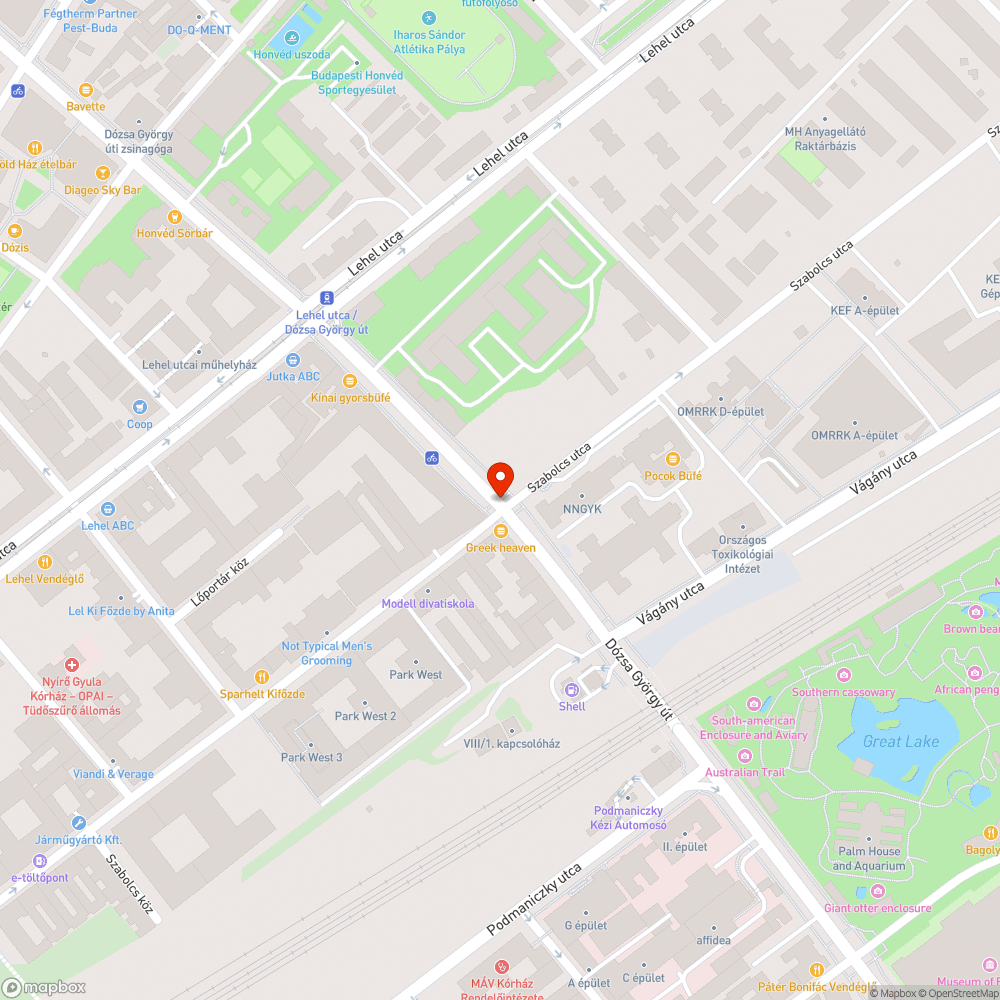 Életveszélyes ácsolat a járdán bejelentés helye