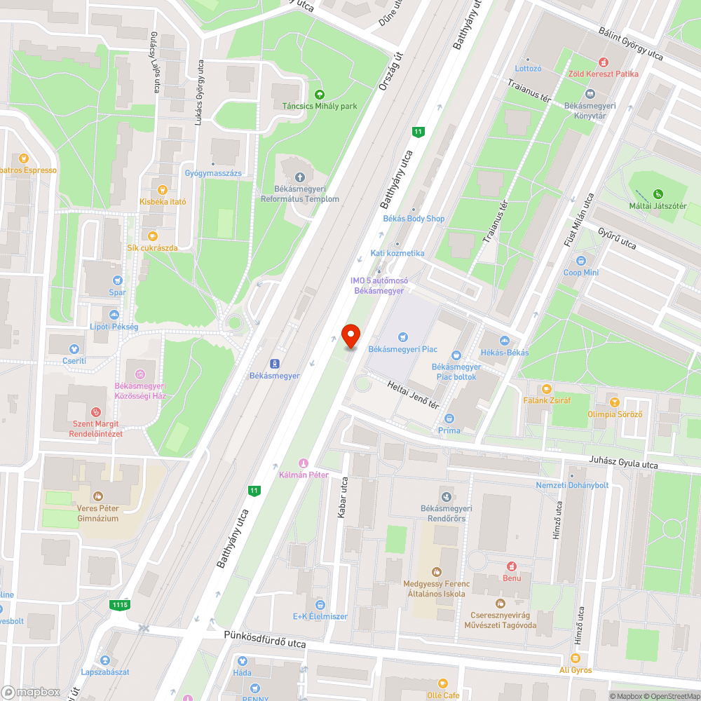 Graffitis falak bejelentés helye