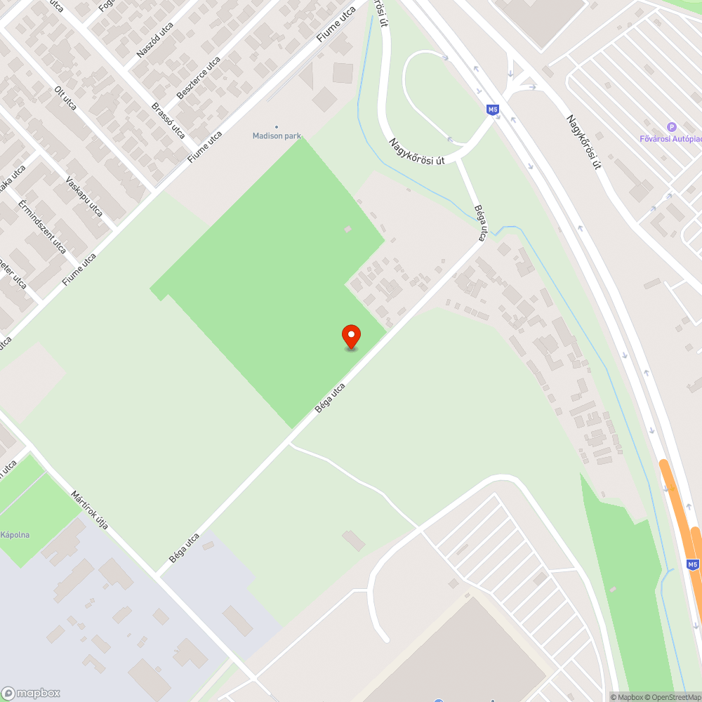 Szemét halmok a Béga utca mellett bejelentés helye