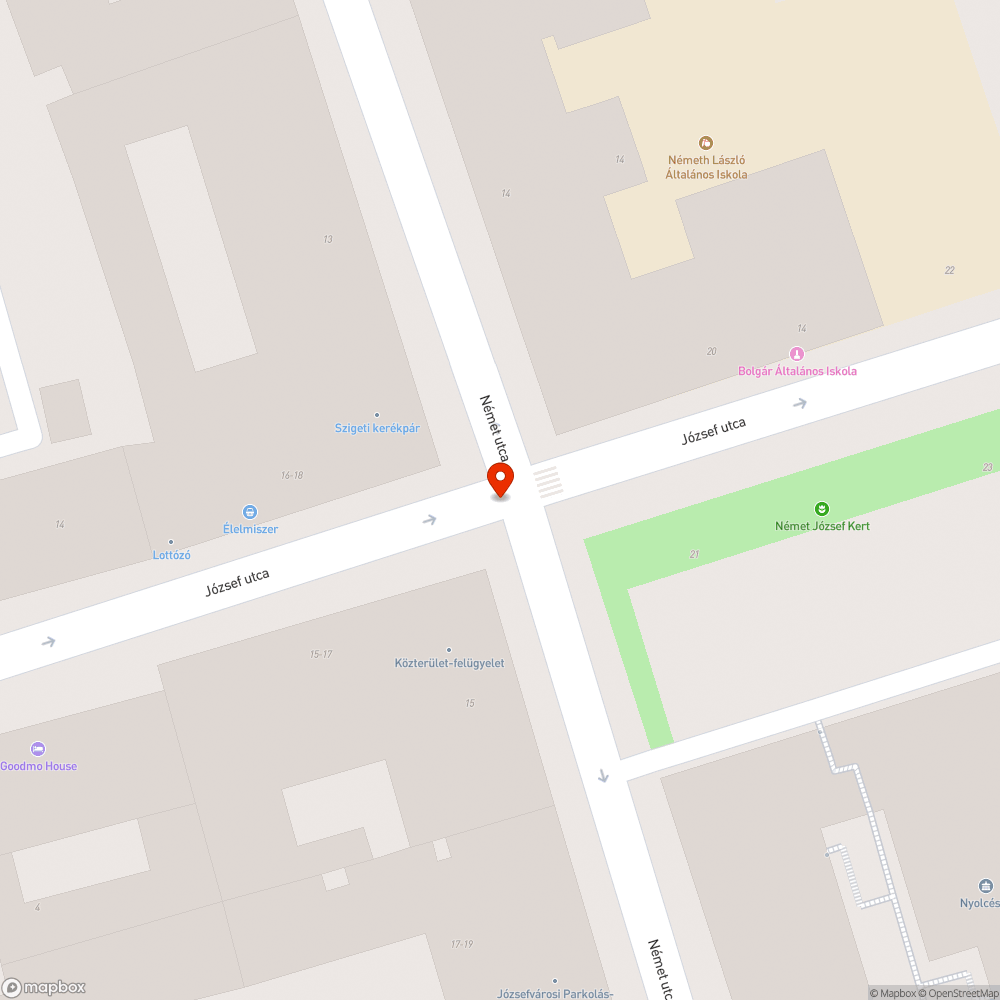 Elfordított közlekedési tábla bejelentés helye