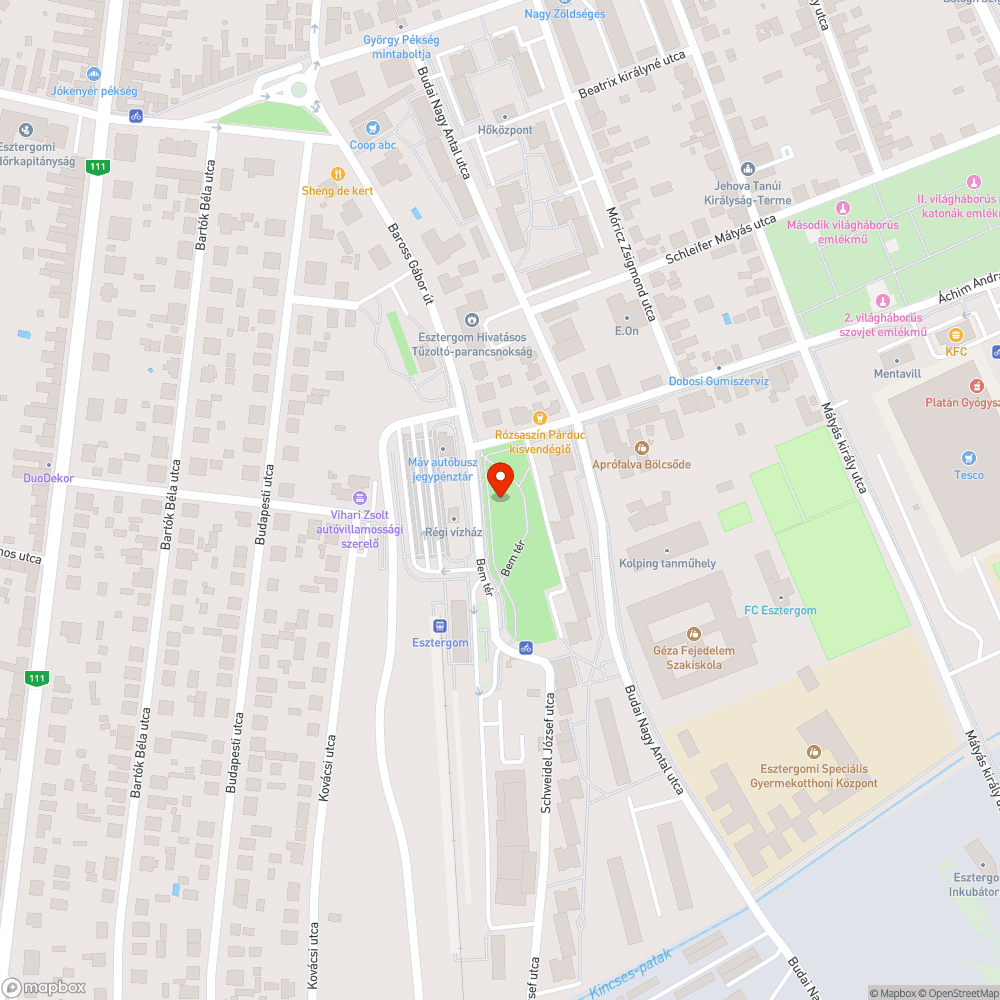 Szilvafa bejelentés helye