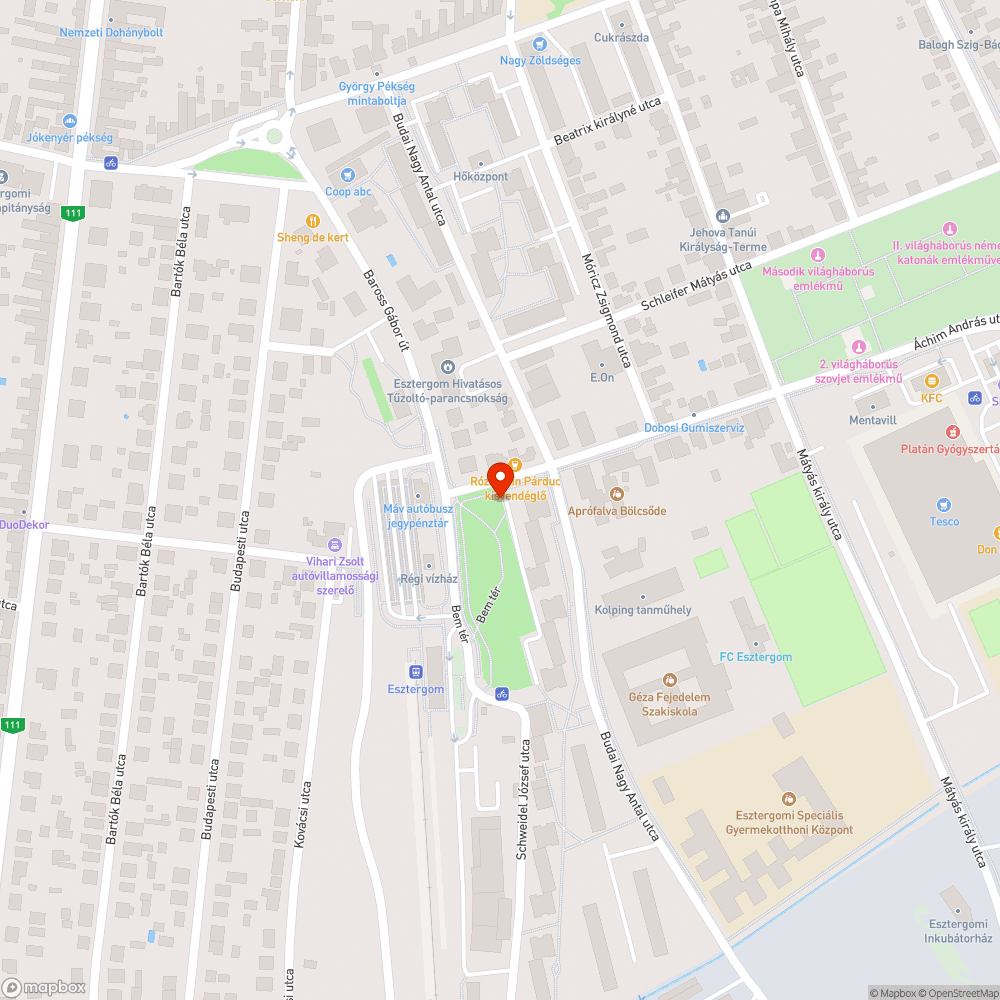 Rendszeres szemét bejelentés helye