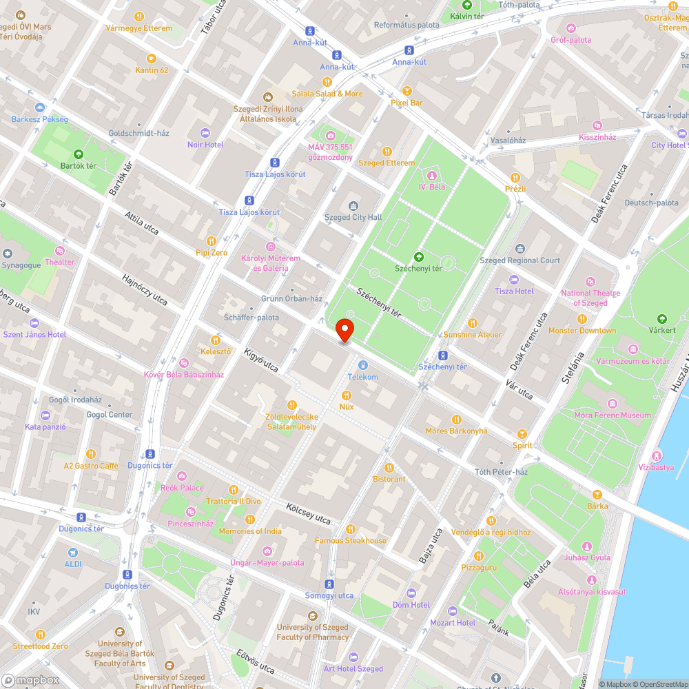 Hiányzó megállótáblák - Széchenyi tér bejelentés helye