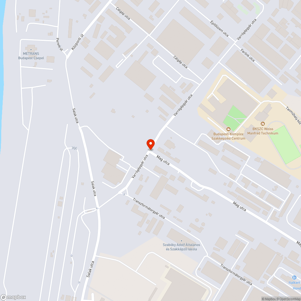 Sérült közl. tábla bejelentés helye