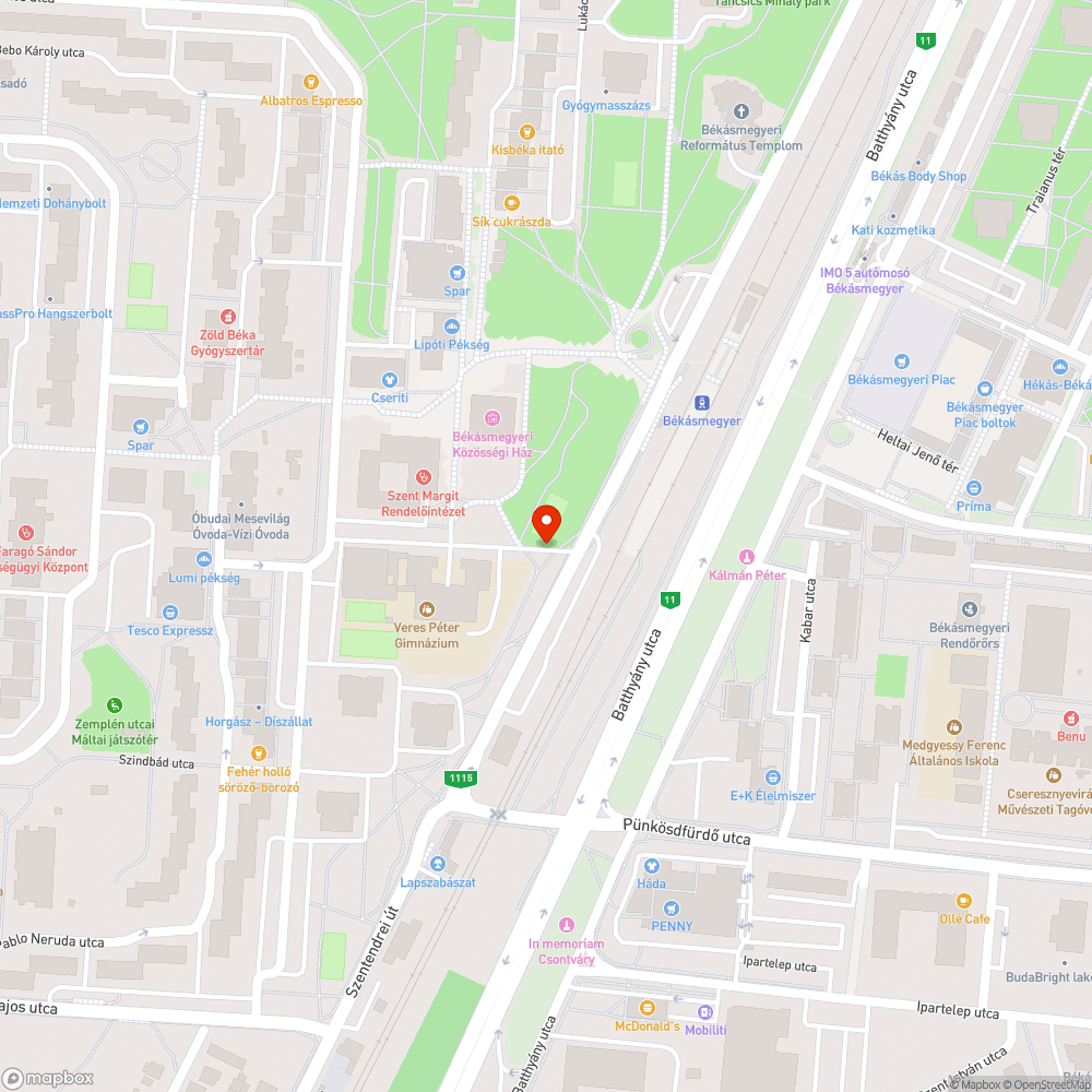 Kidőlt kuka bejelentés helye