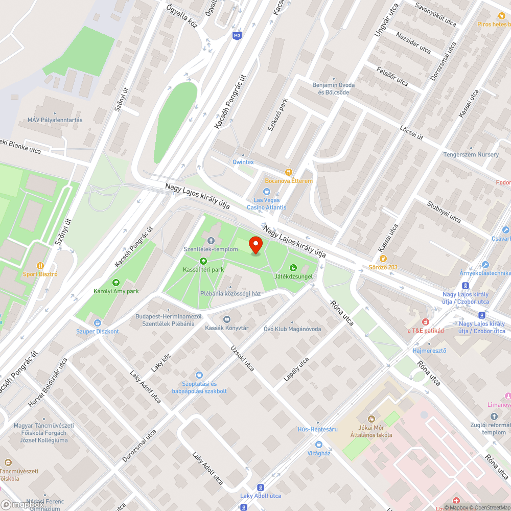 Roncs bejelentés helye