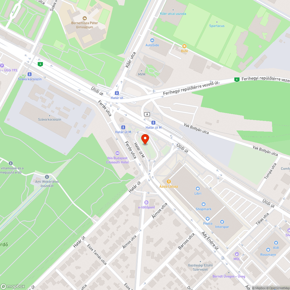 Hiányzó csap/ivókút bejelentés helye