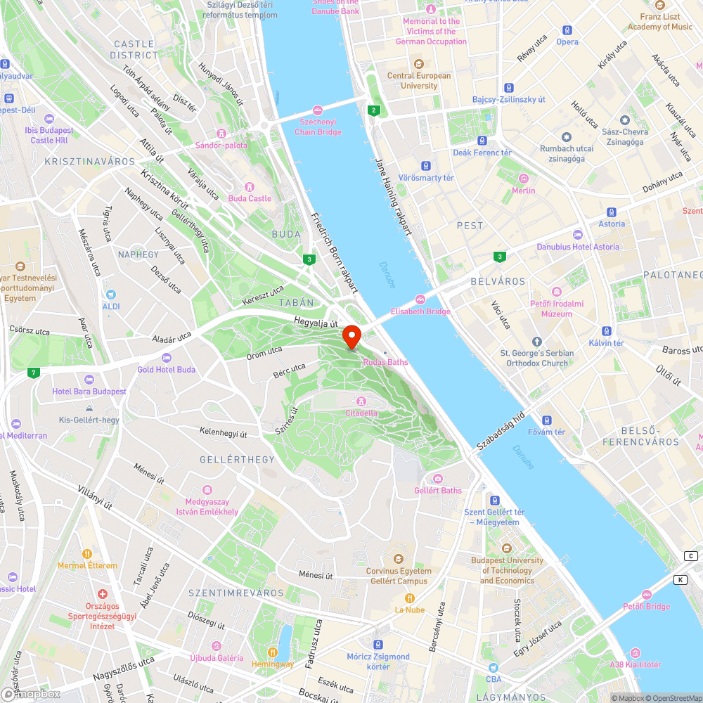 Kátyusak a Gellért-hegyi sétányok bejelentés helye