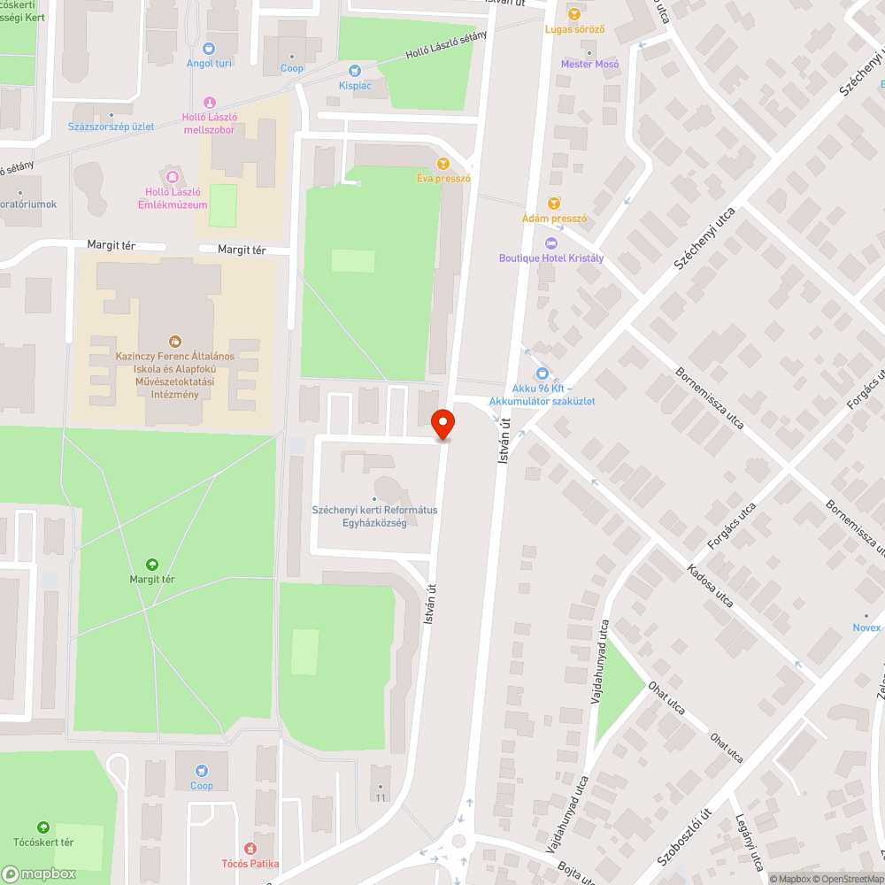 Letört faág bejelentés helye