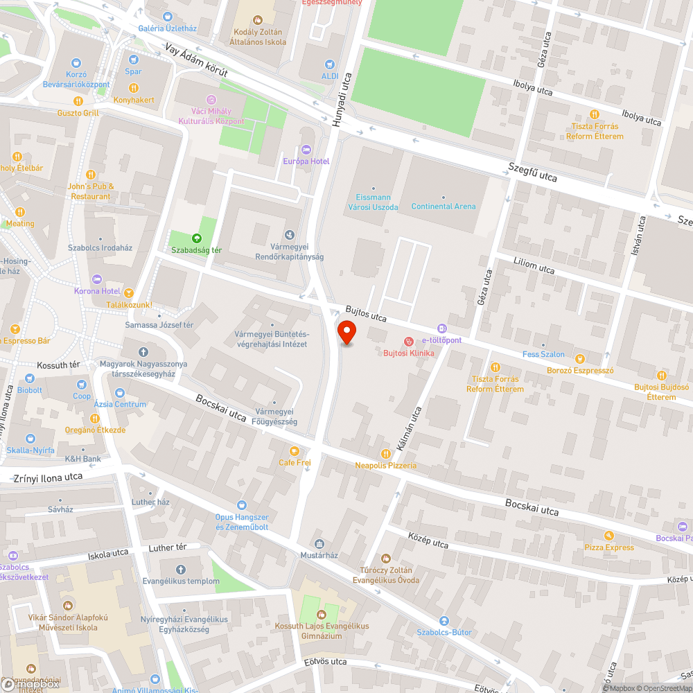 Járda mentén szemét bejelentés helye