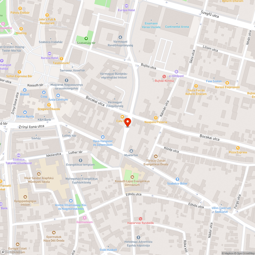 Levágott fű a járdán bejelentés helye