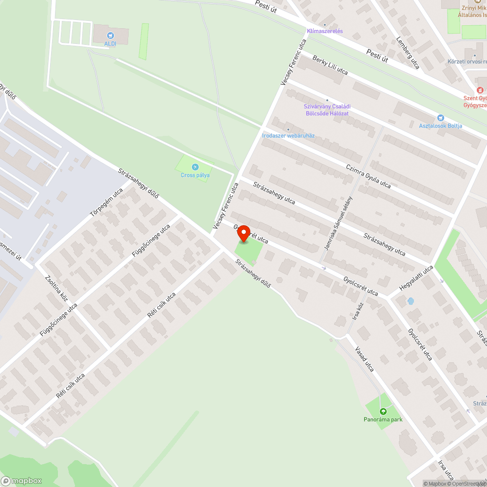 Játszótéri kátyú bejelentés helye