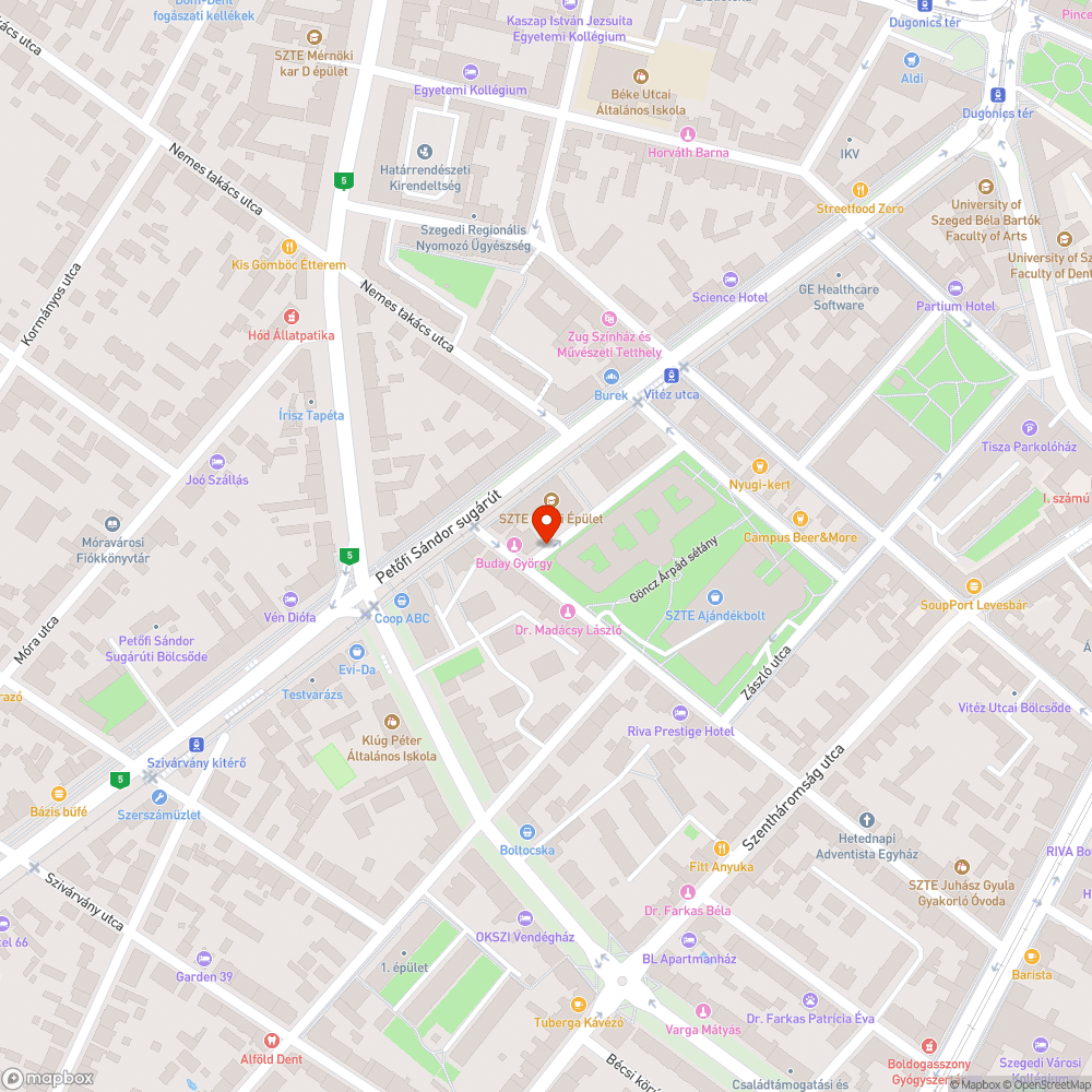 Ferde oszlop bejelentés helye