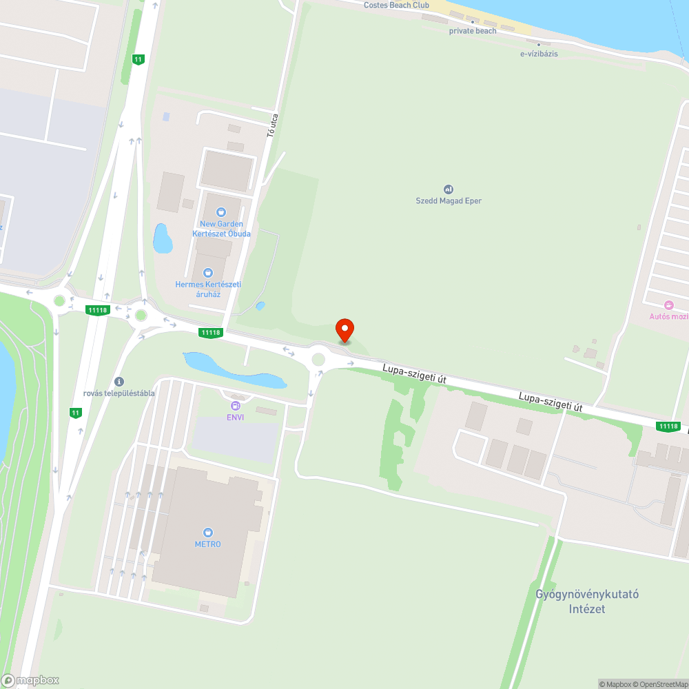 TV az árokban bejelentés helye