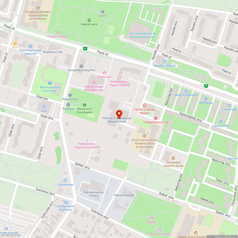 Szemétdomb és kanapé bejelentés helye