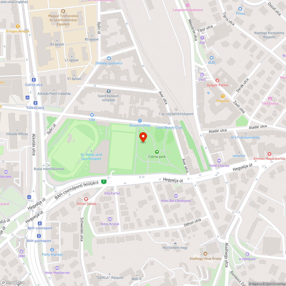 Kiszáradó fák bejelentés helye