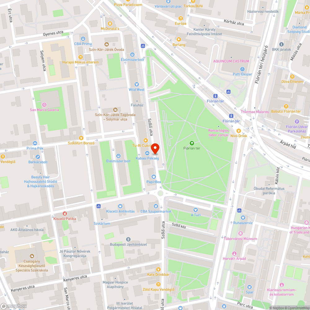 Halott fa bejelentés helye