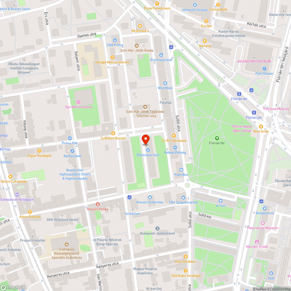 Halott fa - Solymár utca bejelentés helye