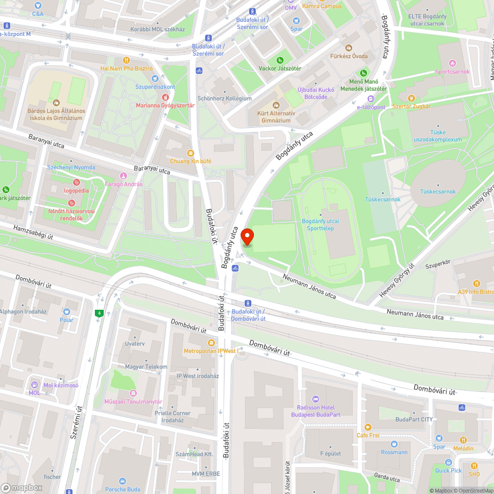 Zöldterületen parkolás bejelentés helye