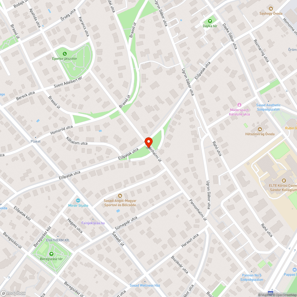 Szemét és pad a dzsungelben bejelentés helye