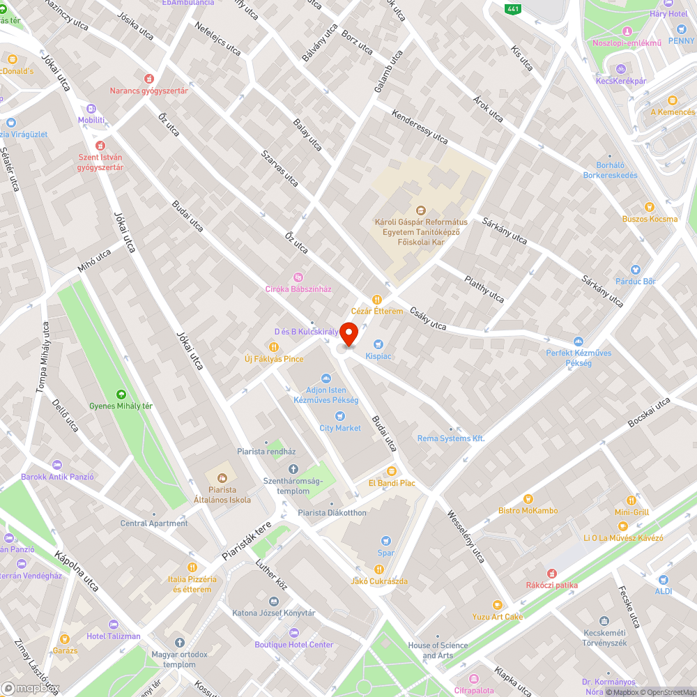 Villanyoszlopnál besüllyedt járda bejelentés helye