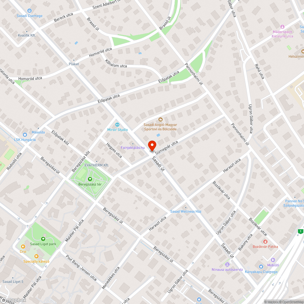 Szemét a Sümegvár u. - Sasadi út sarkán bejelentés helye