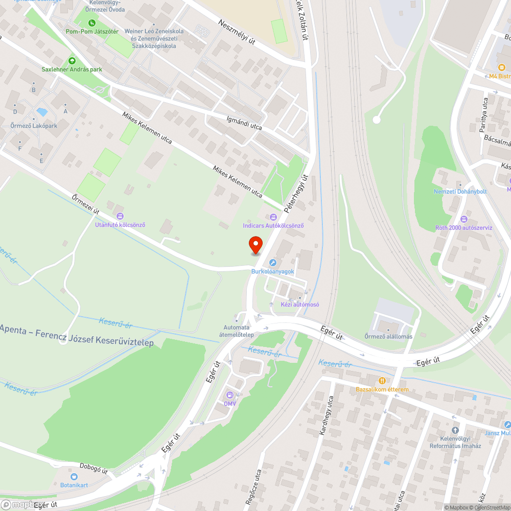 Szemétkupac bejelentés helye