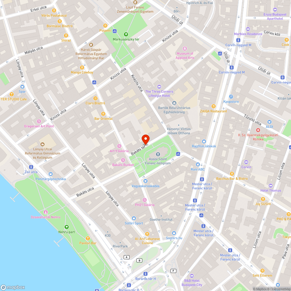 Kidőlt fa bejelentés helye