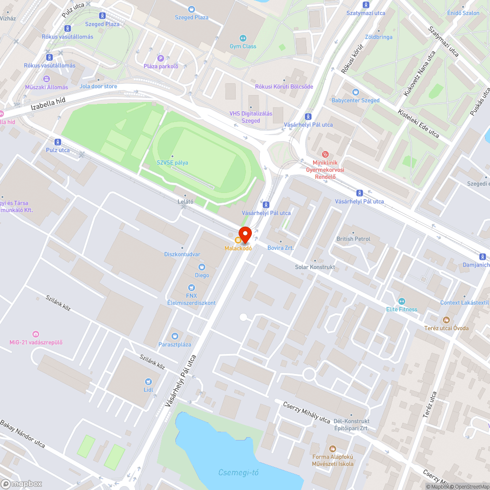 Láthatatlan zebra bejelentés helye