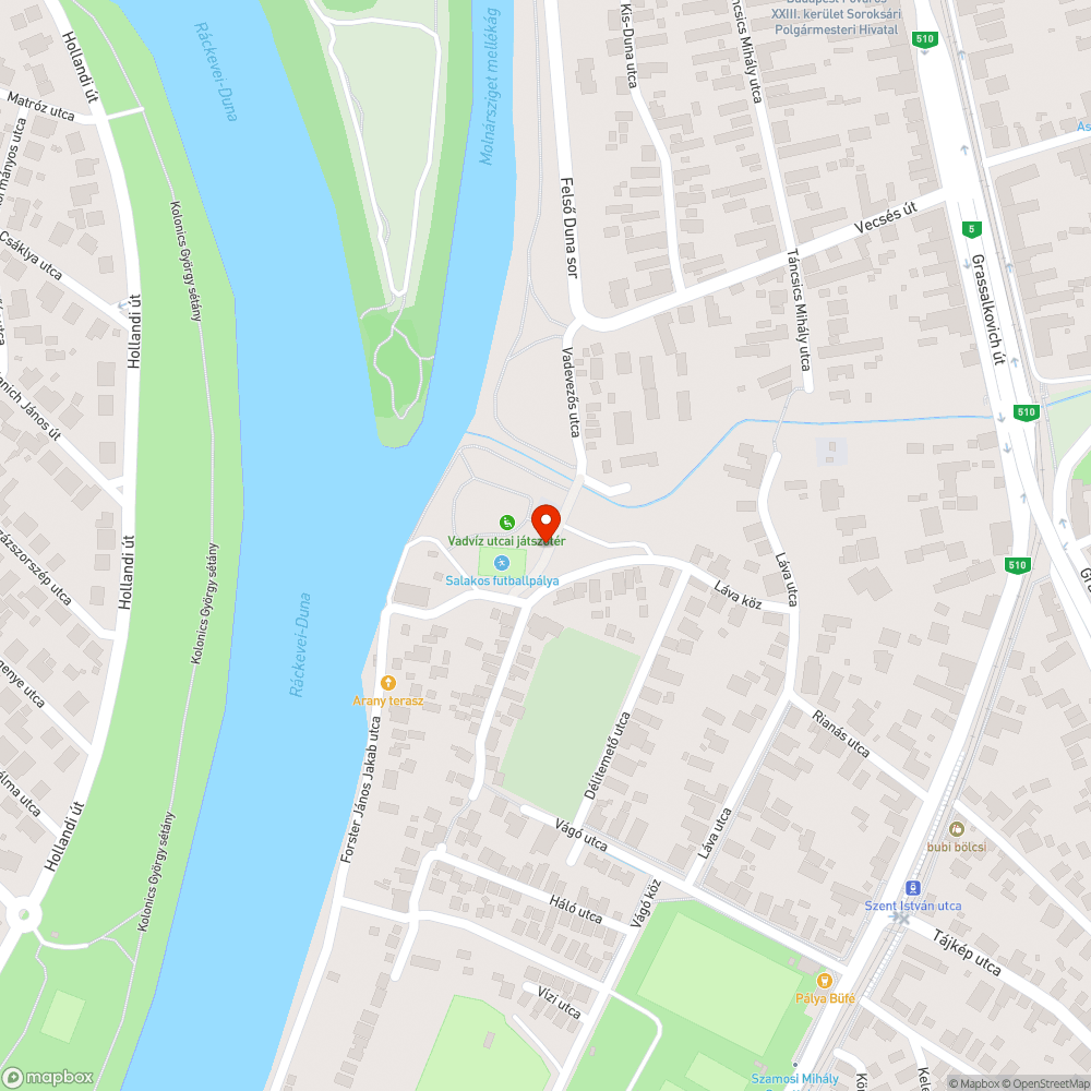 Több köbméter szemét bejelentés helye