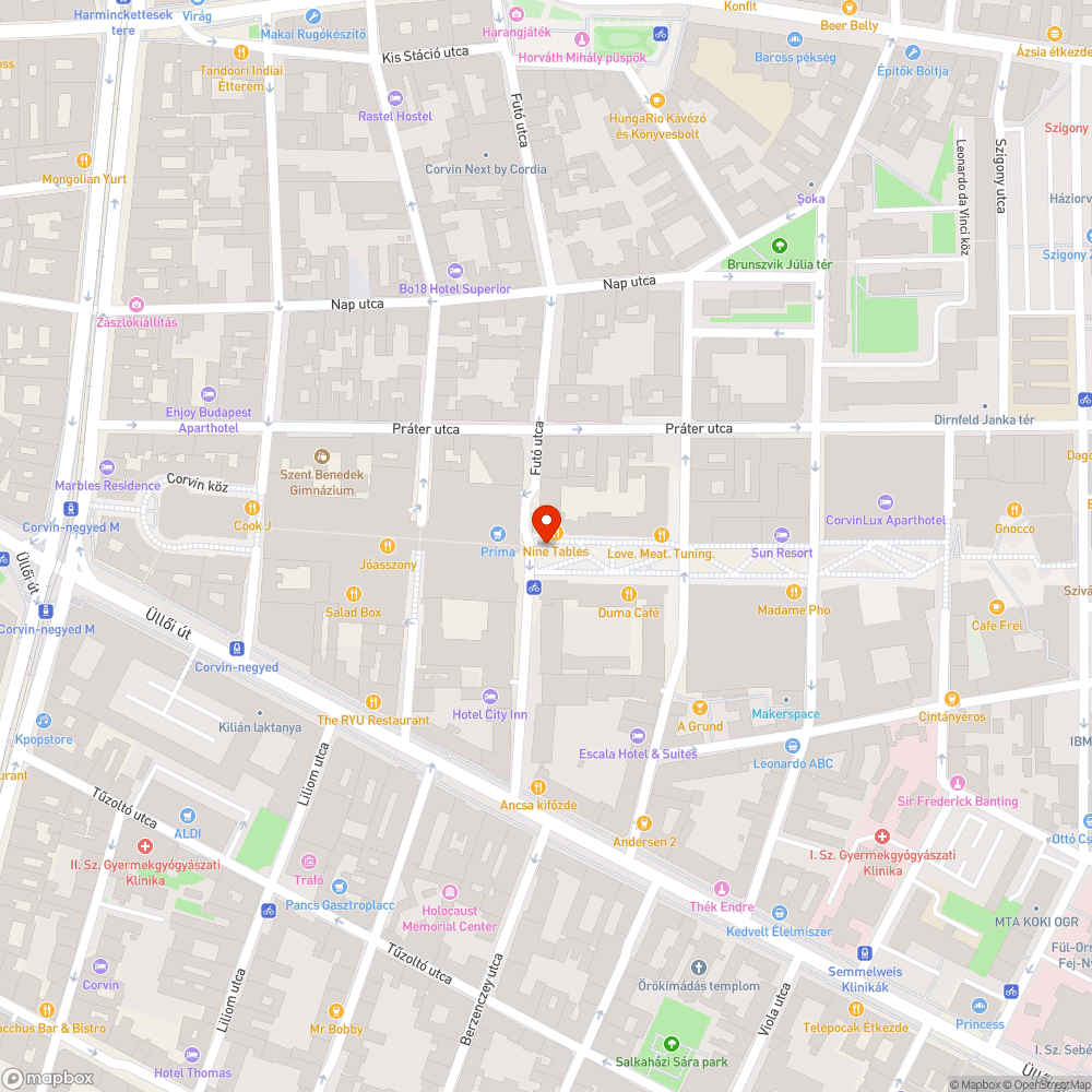 Meghibásodott szökőkút bejelentés helye