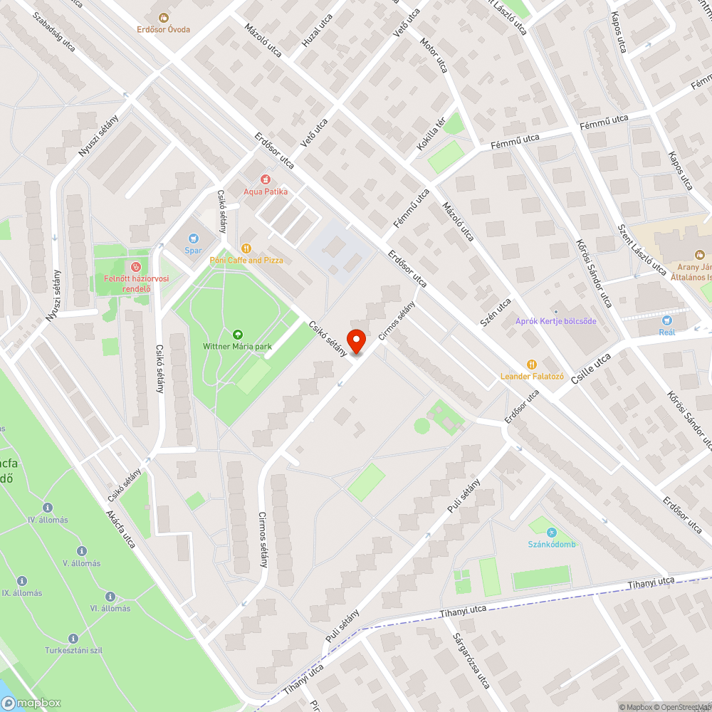 Nehezen belátható jobbkezes bejelentés helye