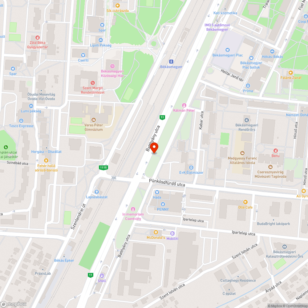 Szemeteszsák bejelentés helye