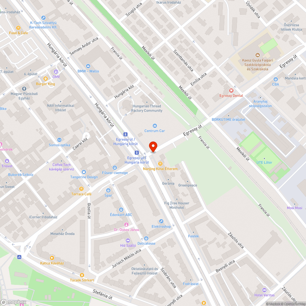 Közlekedési lámpából kinövő fa bejelentés helye