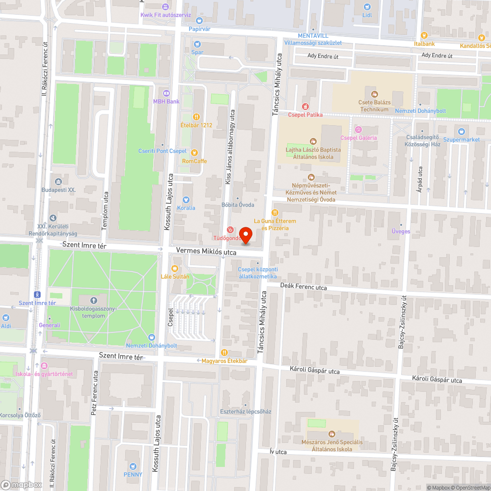 Megsüllyedt fedelek bejelentés helye