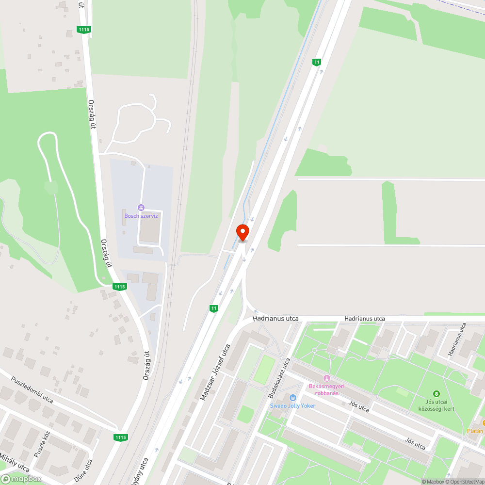 Eldugult víznyelők bejelentés helye