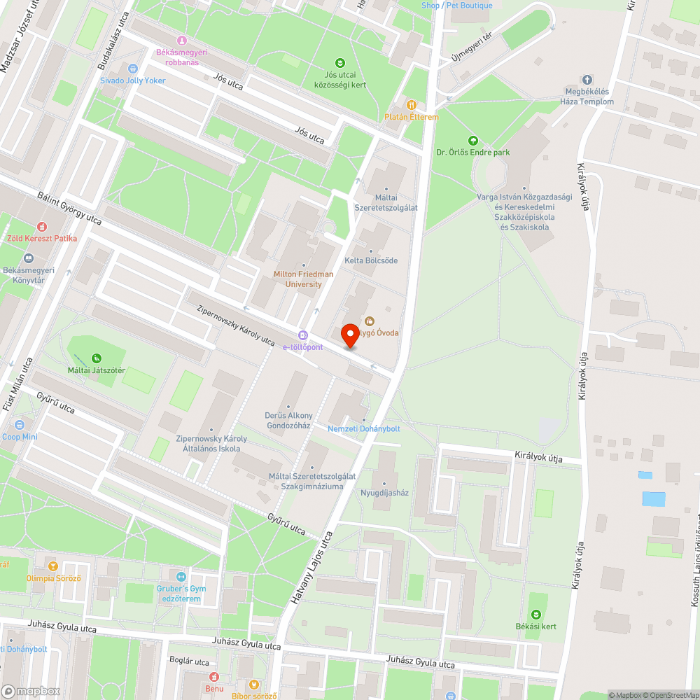 Eldugult, megsüllyedt víznyelő bejelentés helye