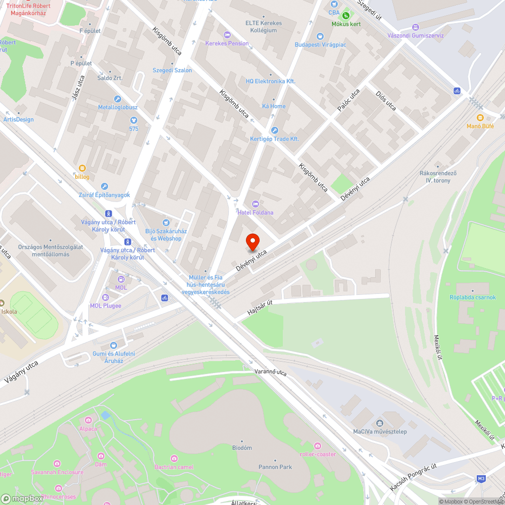 Járdára lógó bokor bejelentés helye