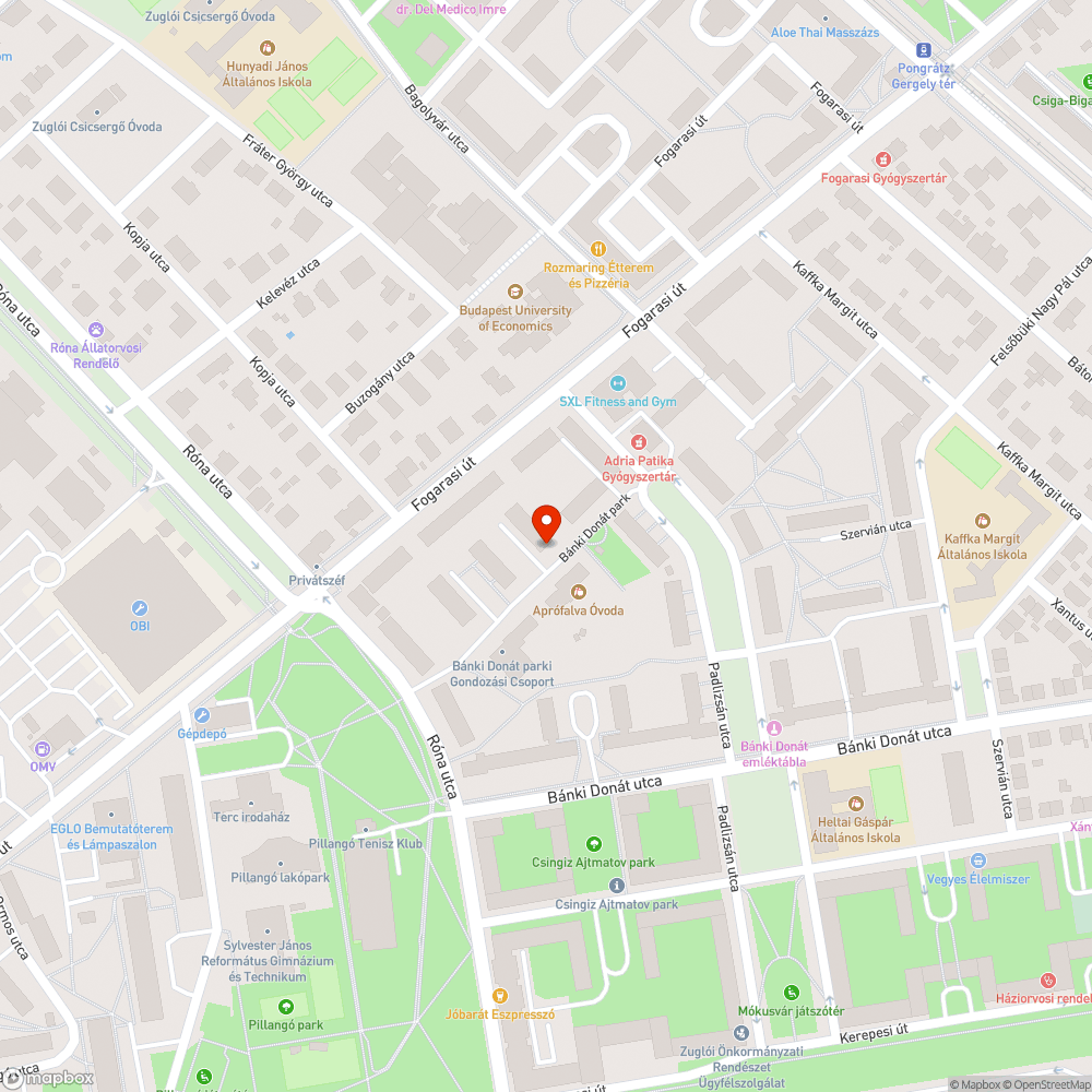 Lefolyó bejelentés helye