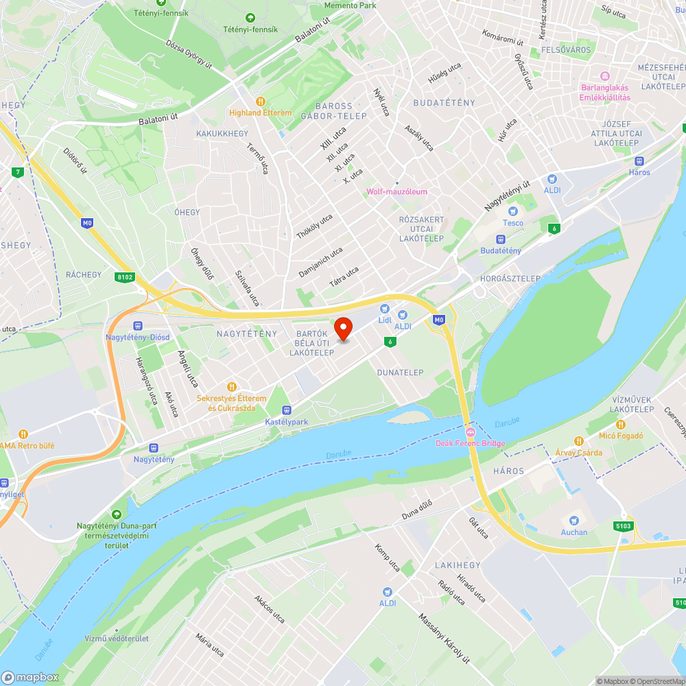 Szemetes buszmegálló (XXII. Tenkes u. befelé) bejelentés helye