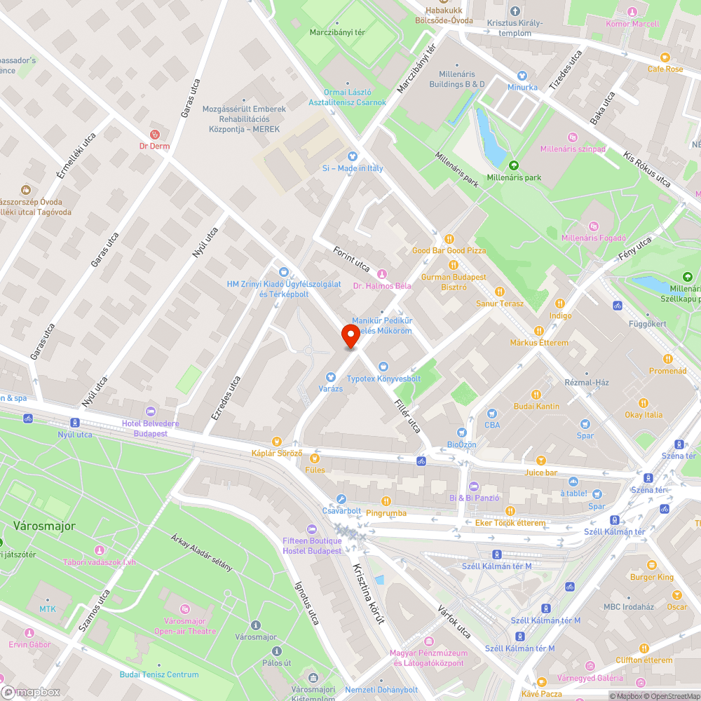 Tábla láthatósága bejelentés helye