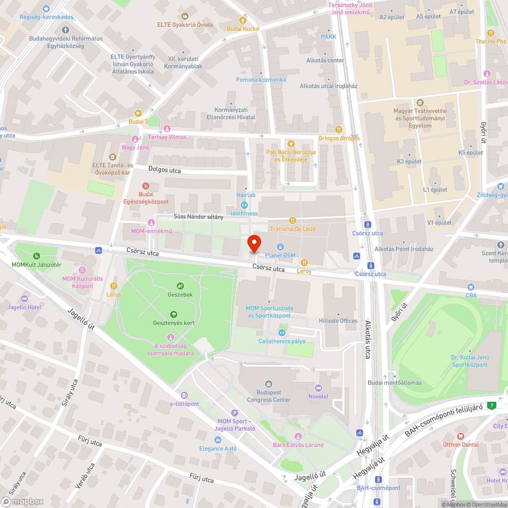 Rendszeres tilosban parkolás bejelentés helye