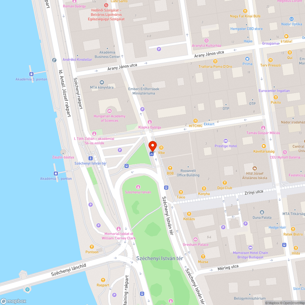 Sérült Bubi tároló korlát bejelentés helye