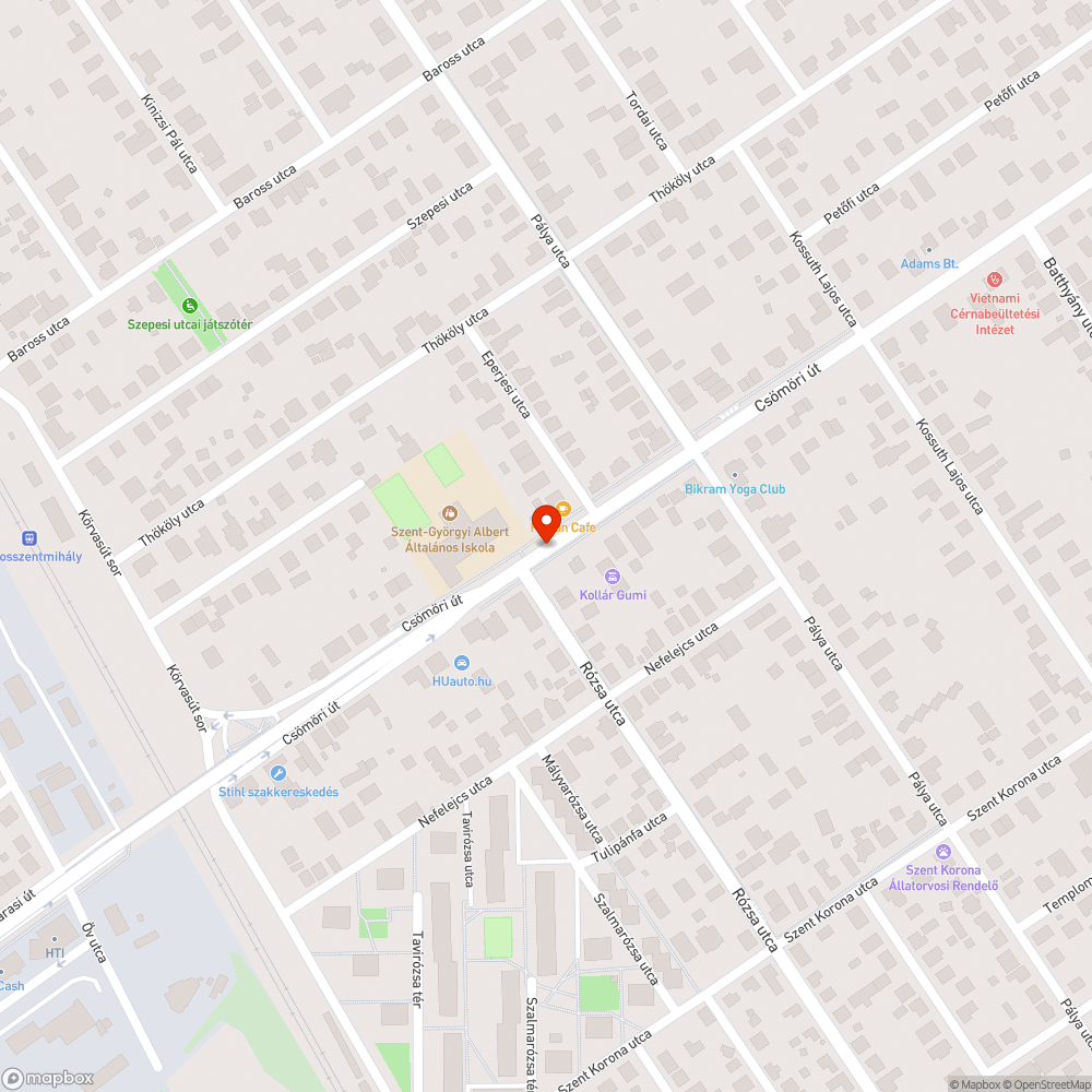 Buszmegálló bejelentés helye