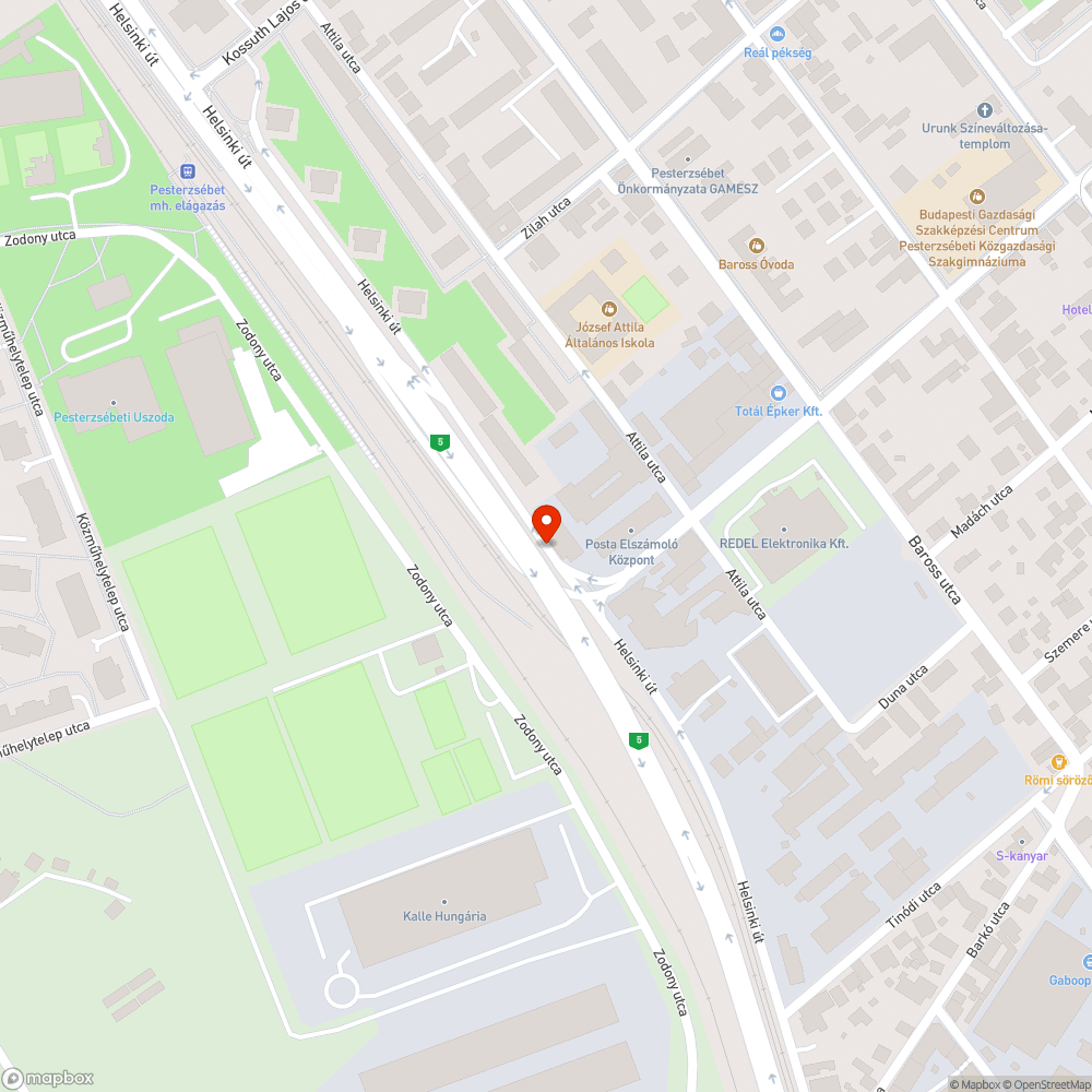 Nagysándor József utca, Helsinki út felüljáró bejelentés helye