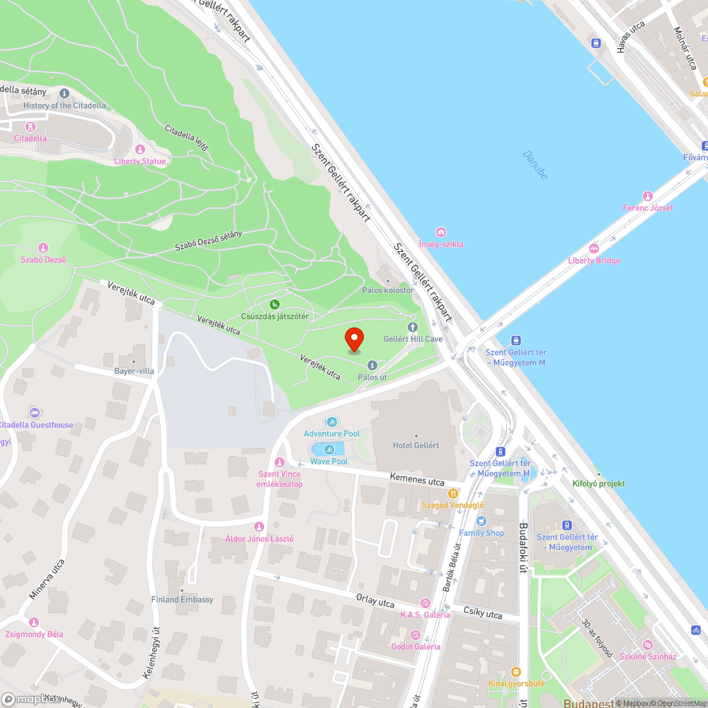 Gellérthegy tábla megújítása és füvesítés a tábla környezetében bejelentés helye