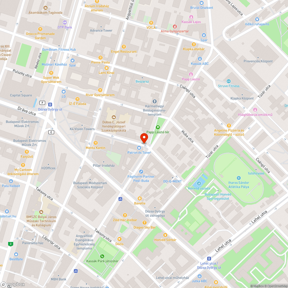 Eltolódott víznyelő és koszos utca bejelentés helye