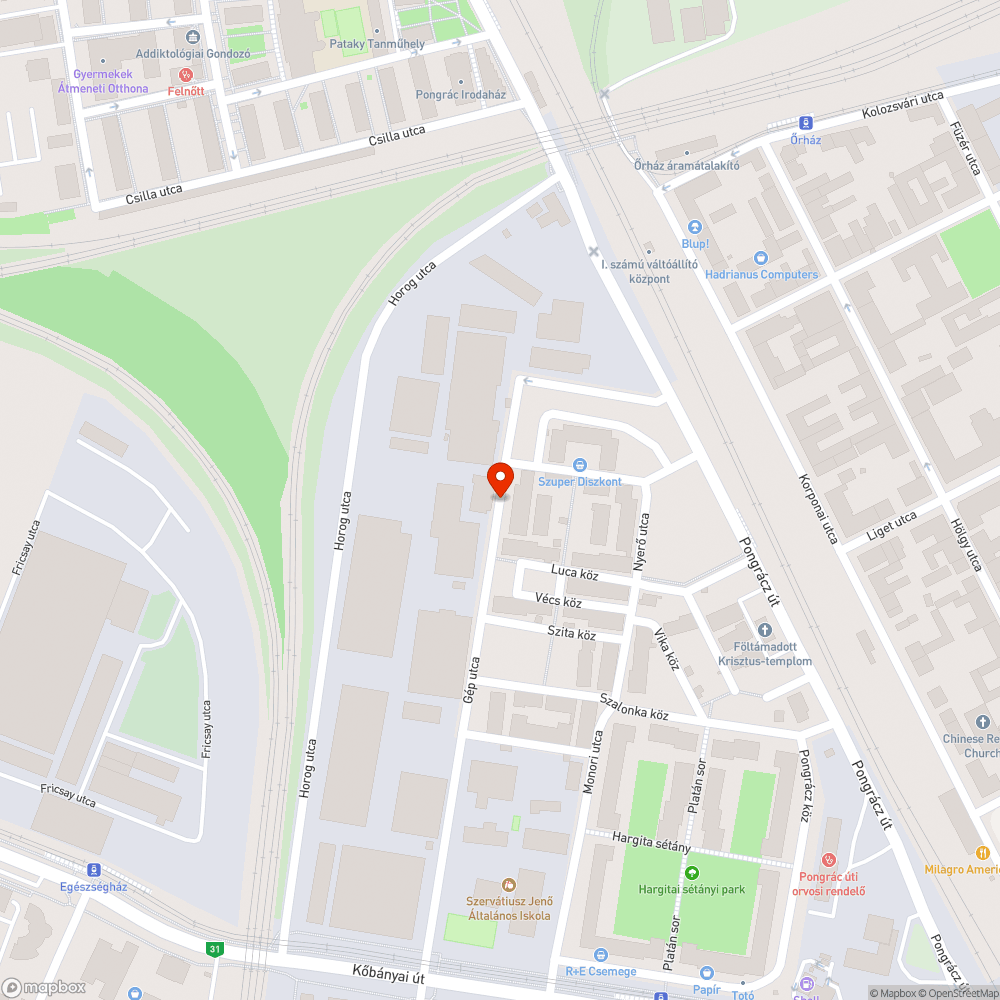 Halott fa bejelentés helye