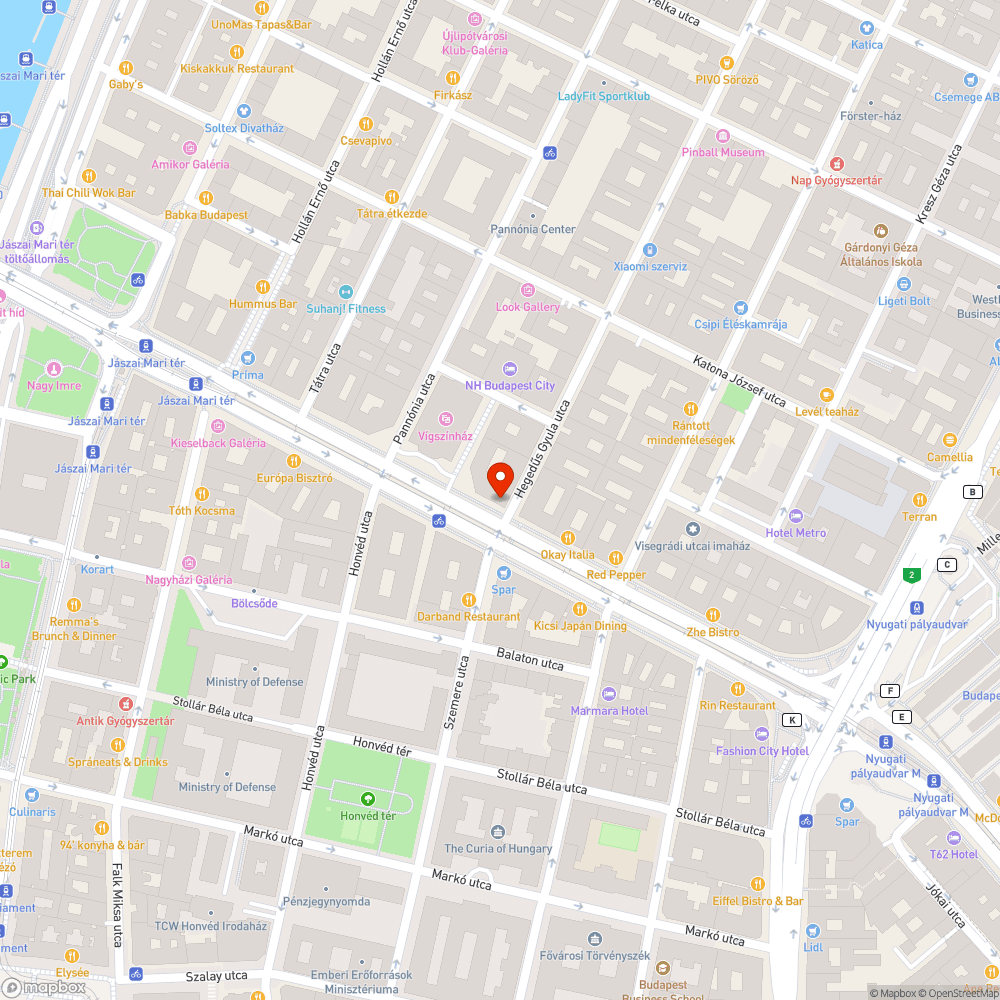 Lyuk a járdán bejelentés helye